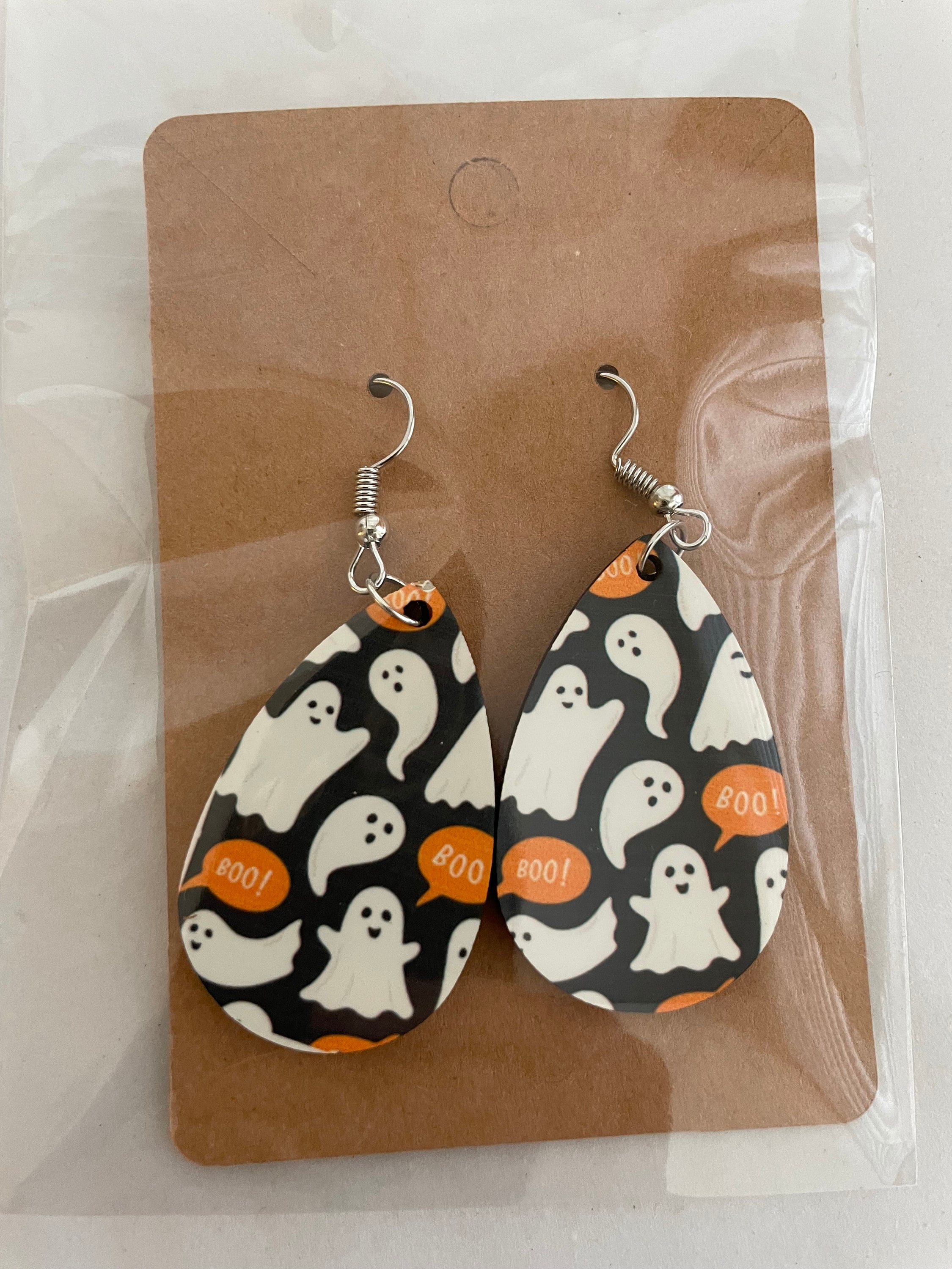 Halloween fall double sided earrings
