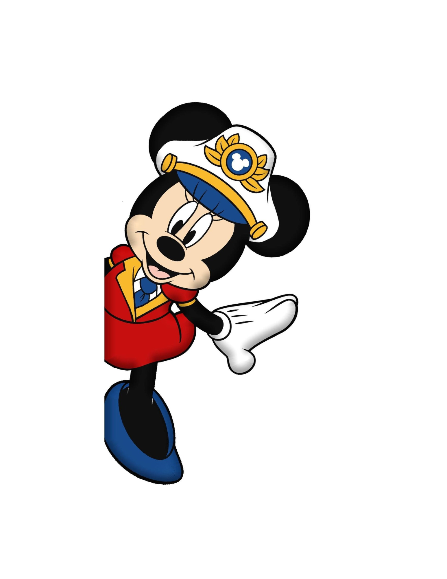 Disney Cruise Mickey and Friends Captain peeker magnets for stateroom door T