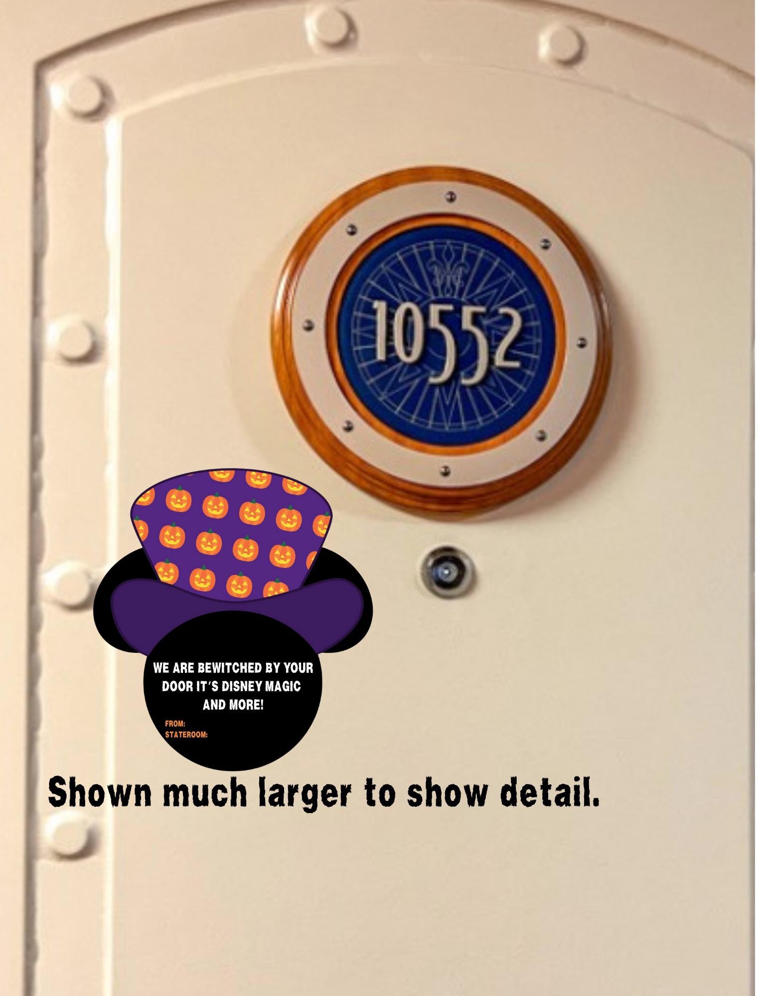 Disney Cruise Door Magnet | Halloween Disney Cruise Fish Extender Gift | We Love Your Door | Personalized Cruise Magnet | Door Decor