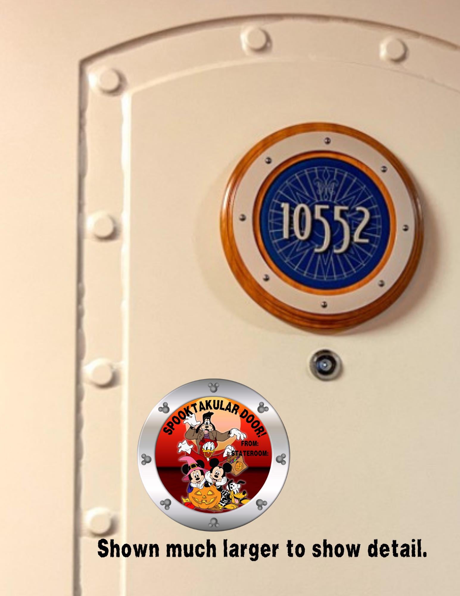 Disney Cruise Door Magnet | Halloween Disney Cruise Fish Extender Gift | We Love Your Door | Personalized Cruise Magnet | Door Decor