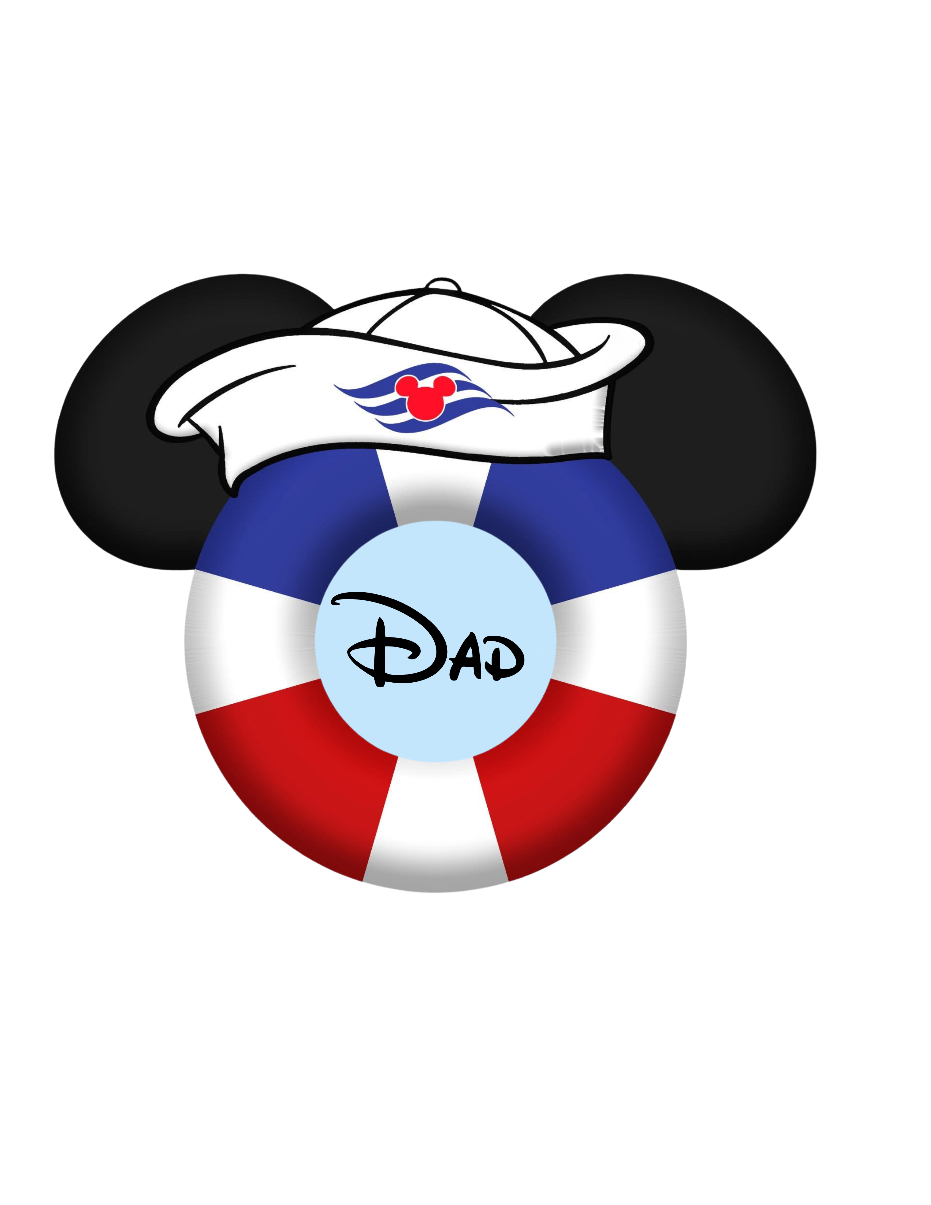 Disney Cruise Life Ring Magnets – Personalized Mickey, Minnie, & Family Anchor Stateroom Door Décor