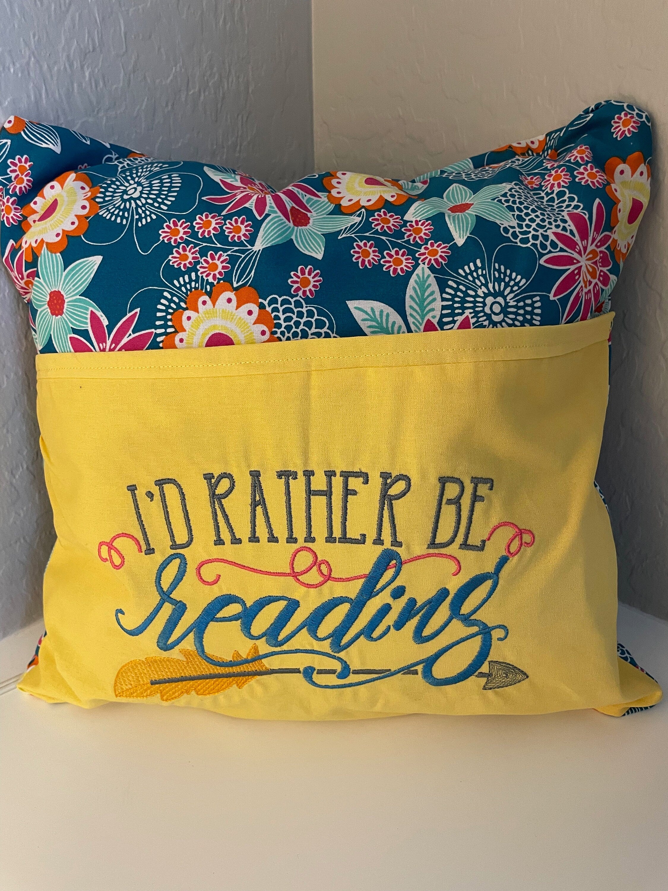 Assorted Pocket Pillows for reading or tablet