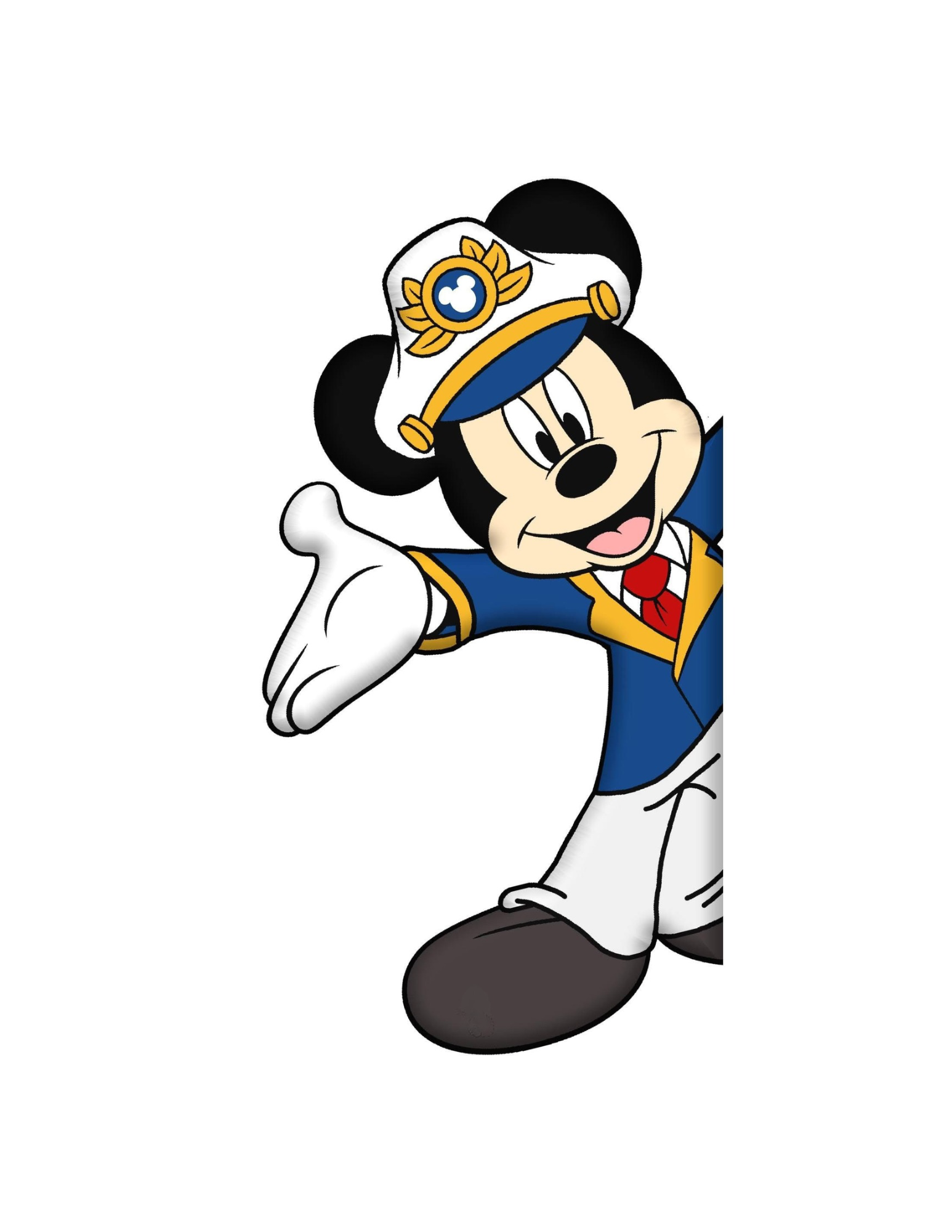 Disney Cruise Mickey and Friends Captain peeker magnets for stateroom door T