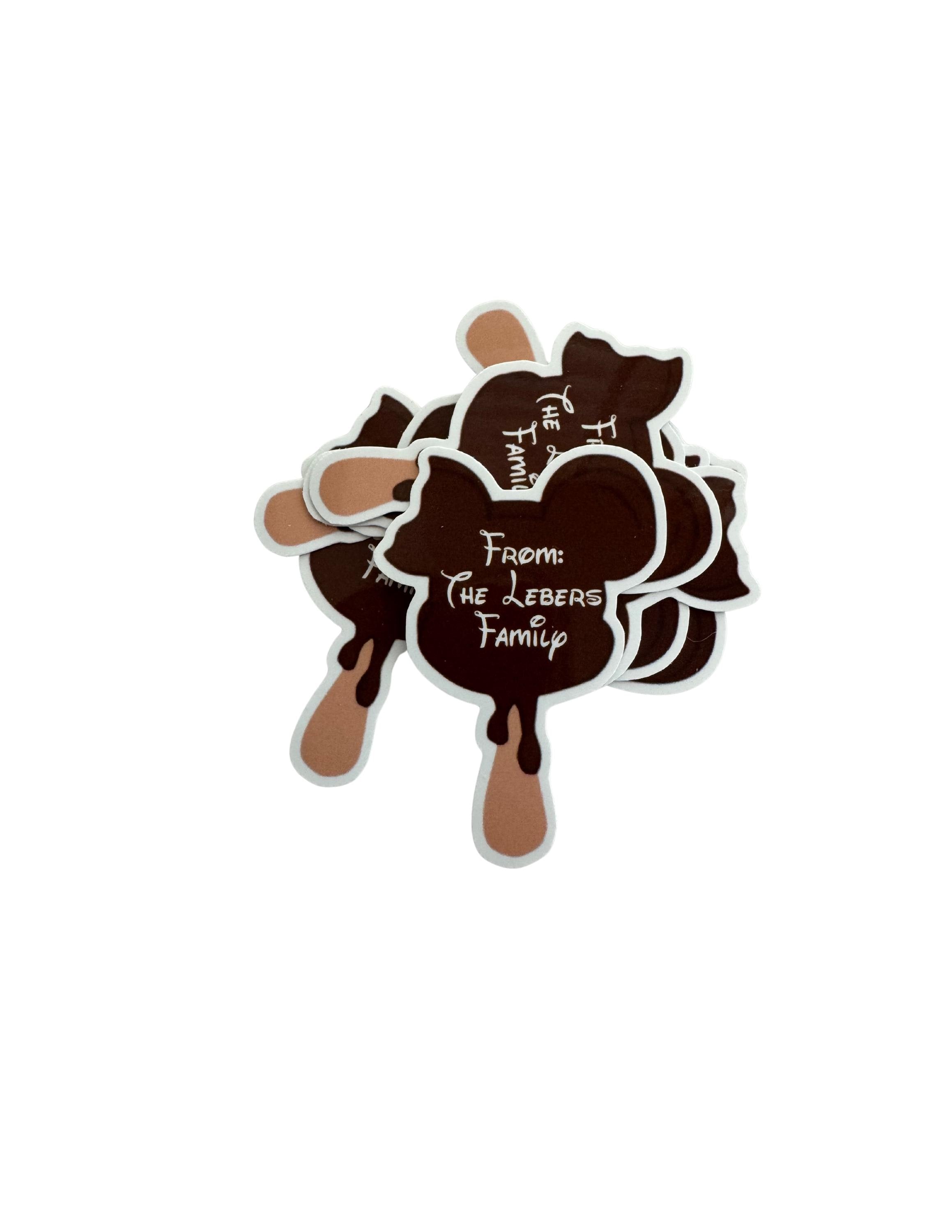 Label Stickers for fish extender gifts or gift exchange