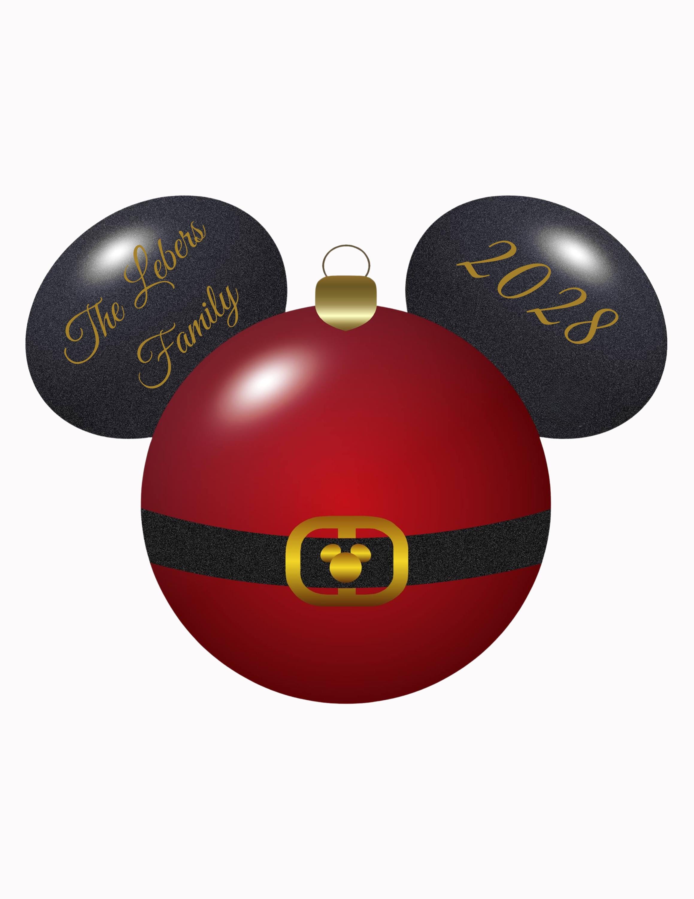Personalized Disney Cruise Christmas Door Magnet | Mickey Ornament | Santa Belt | Villains | Porthole | Cruise Holiday Decor