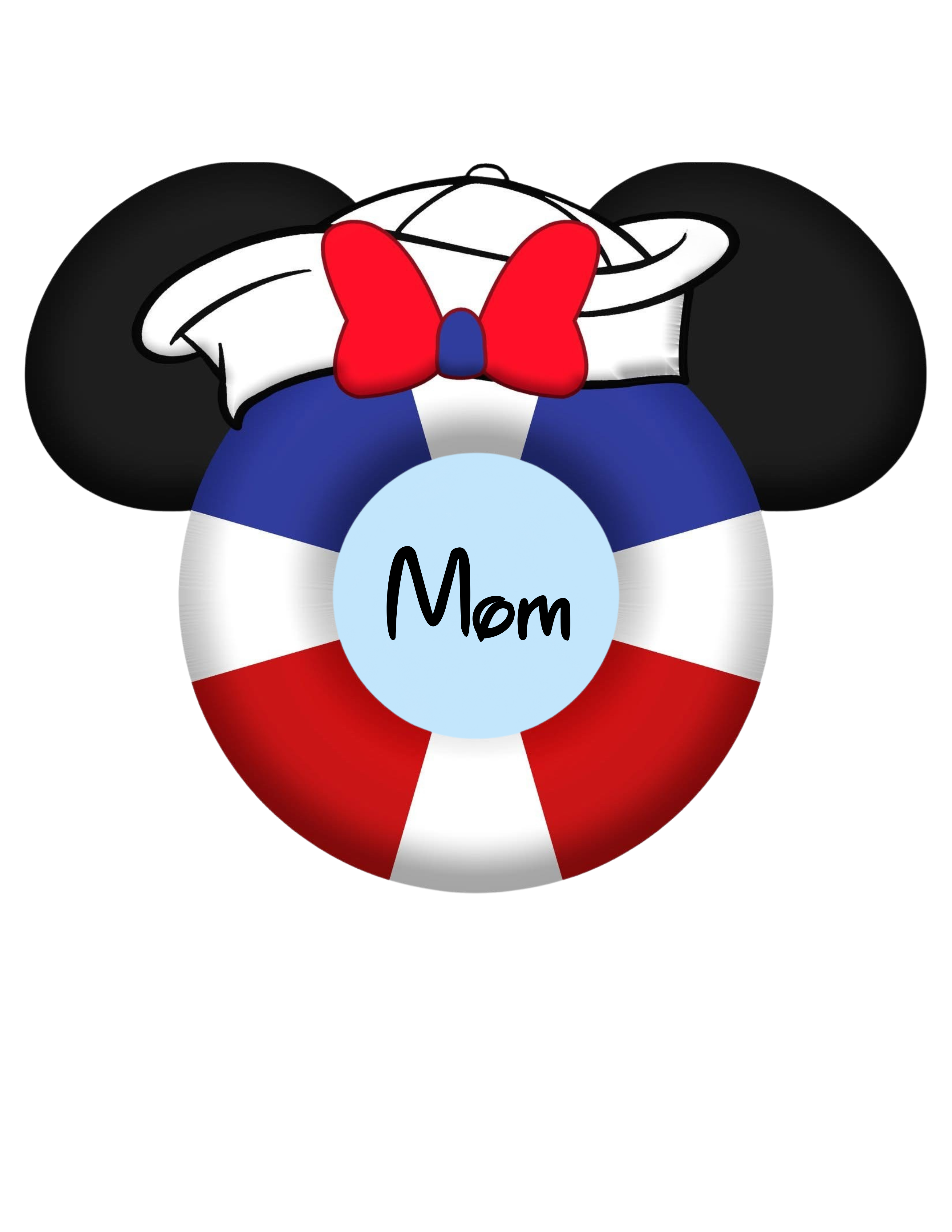 Disney Cruise Life Ring Magnets – Personalized Mickey, Minnie, & Family Anchor Stateroom Door Décor