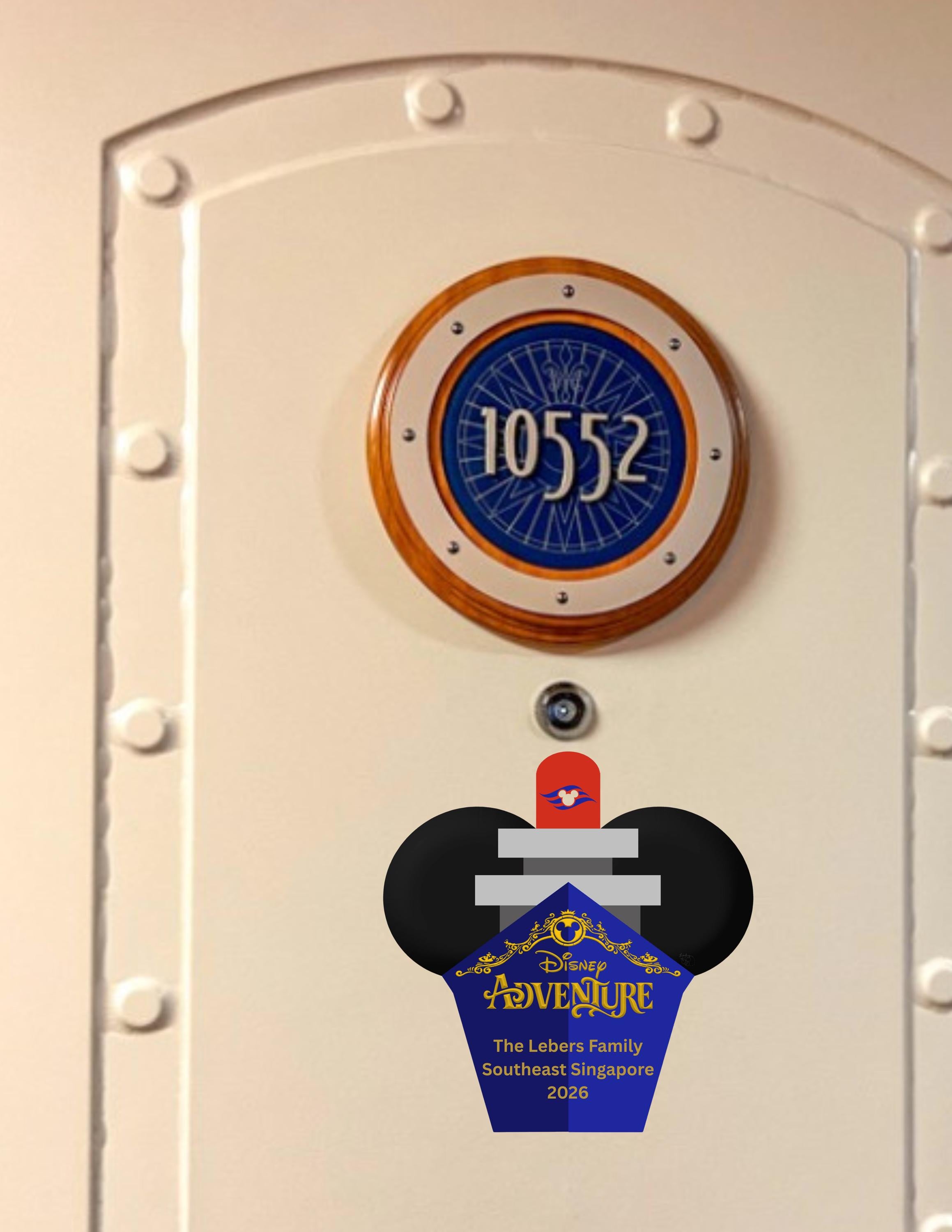 Disney Cruise magnets for stateroom door personalized ship design