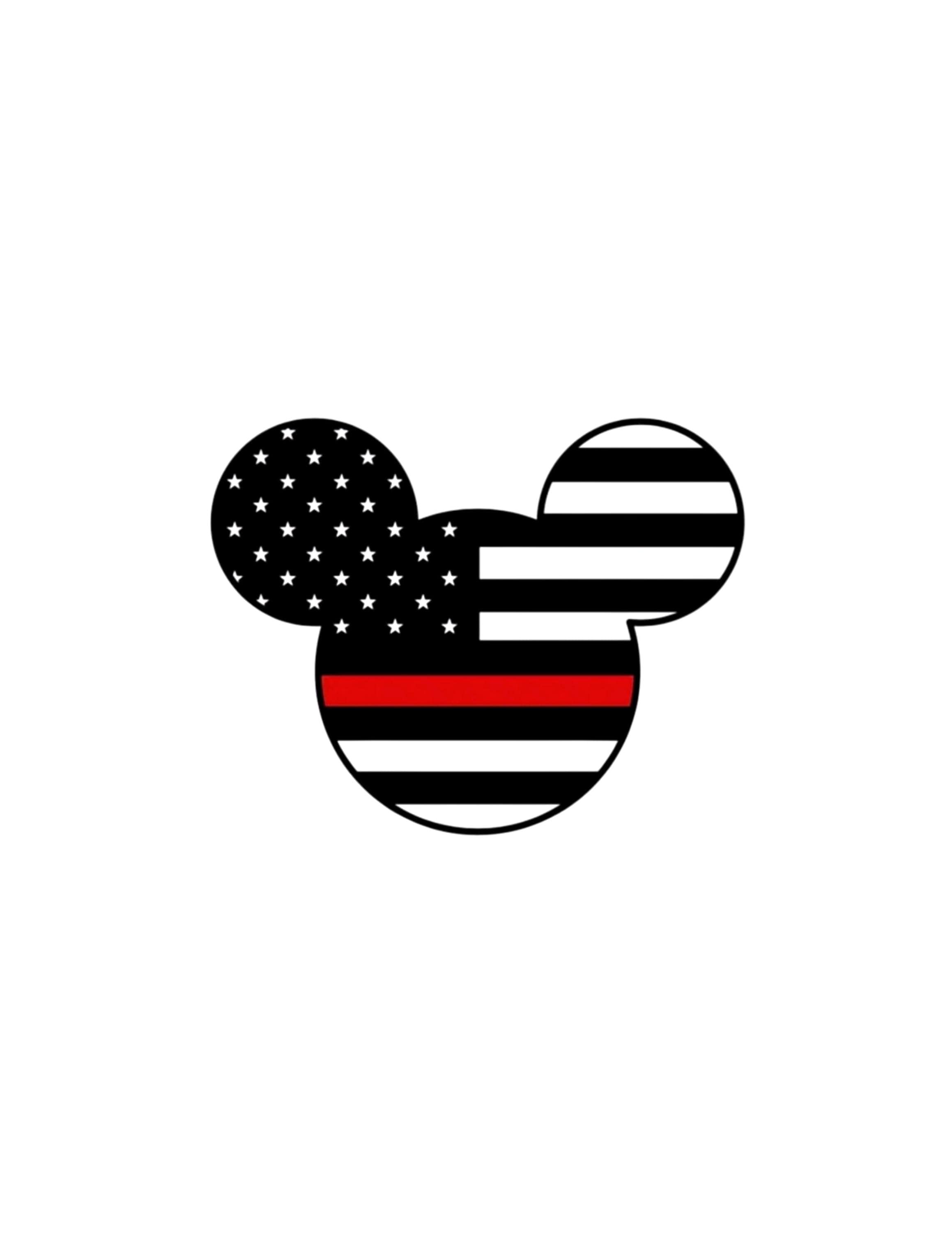 Disney Cruise magnets for stateroom door personalized firefighter red line