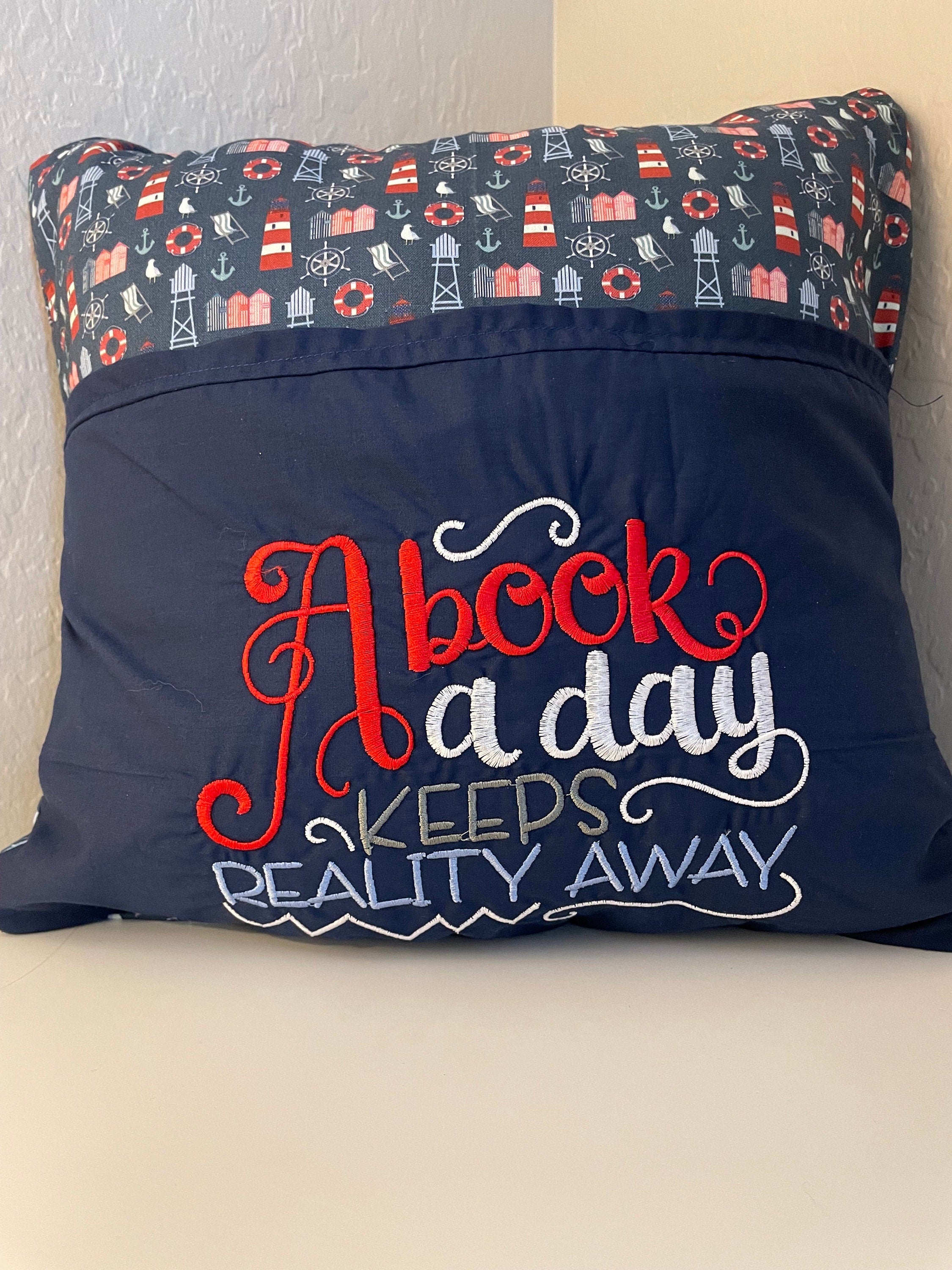 Assorted Pocket Pillows for reading or tablet