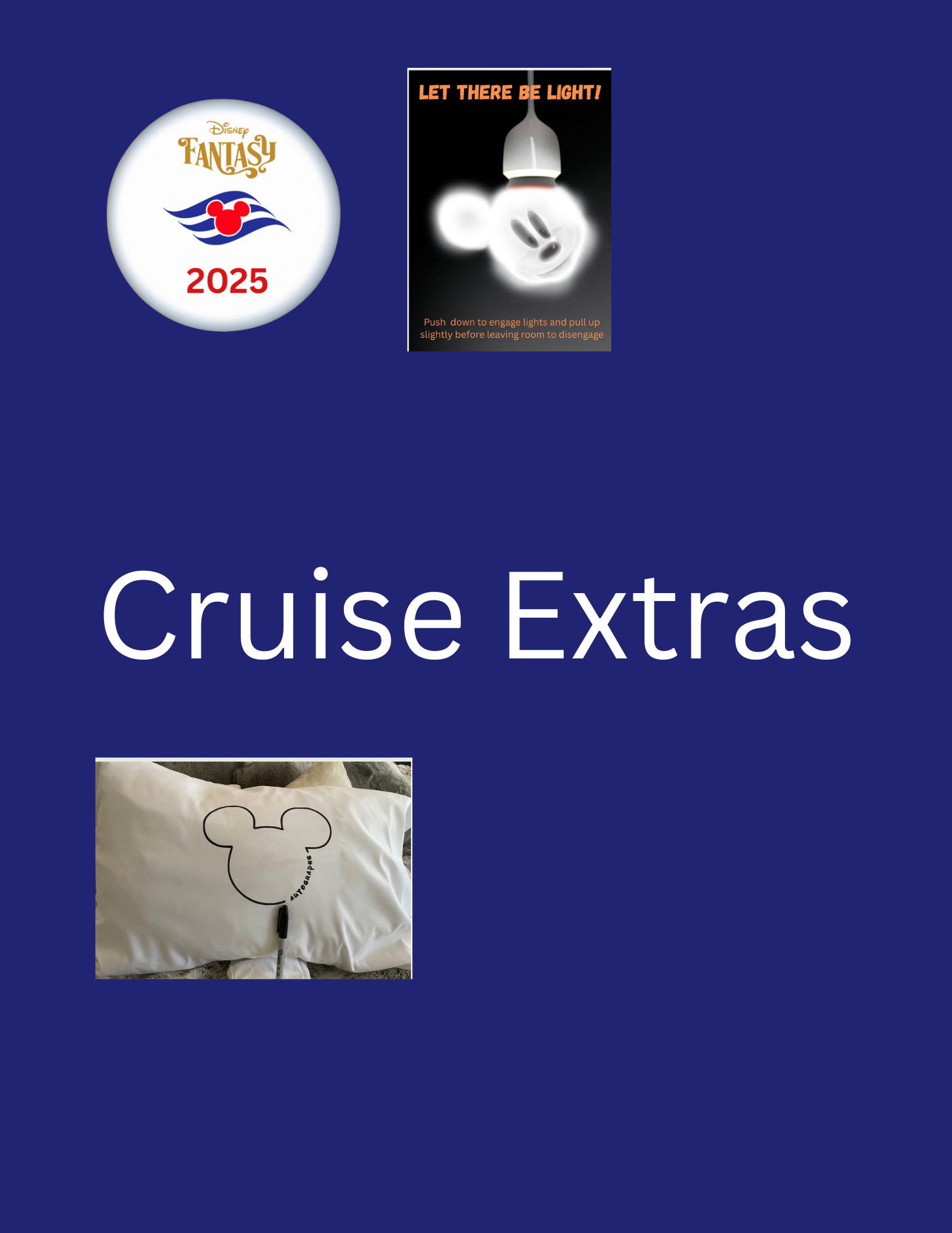 Cruise extras