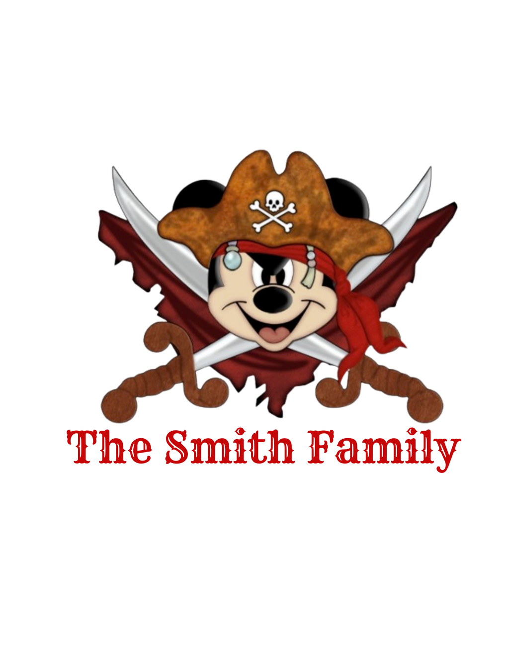 Pirate Family Disney Cruise Magnets – Personalized Mickey & Minnie Stateroom Door Décor