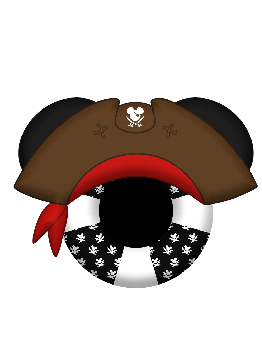 Pirate Life Ring Disney Cruise Magnets – Personalized Mickey & Minnie Pirate Door Décor