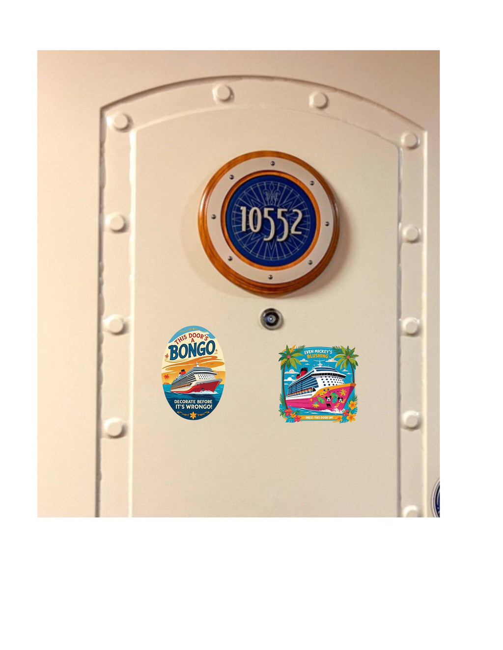 Funny, flexible 2” magnets for calling out undecorated doors! Choose from 12, 24, or 48 magnets with cheeky designs like “Even Mickey is blu