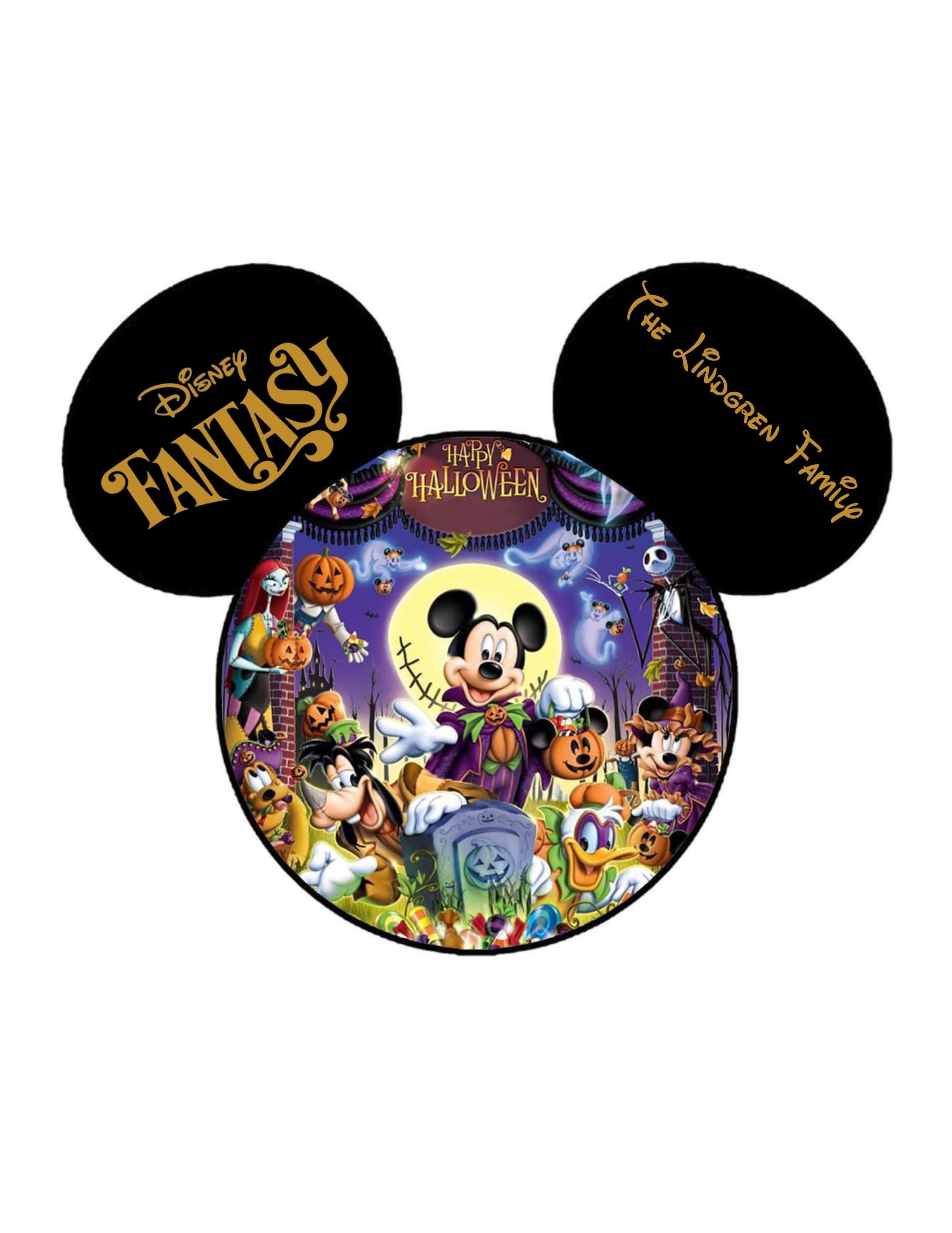 Halloween Disney Cruise magnets for stateroom door personalized