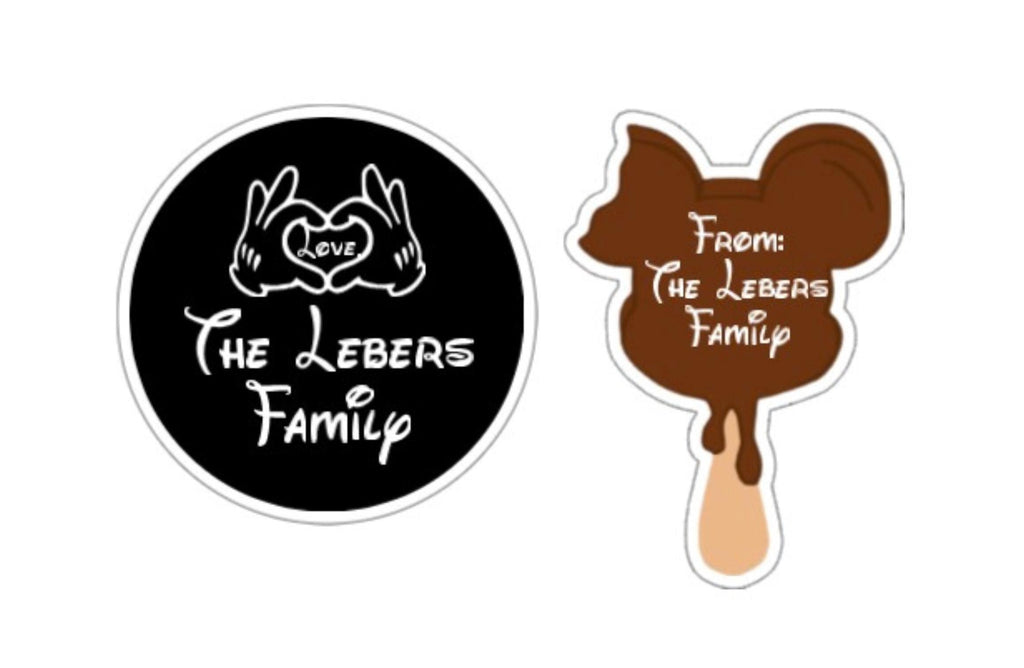 Label Stickers for fish extender gifts or gift exchange