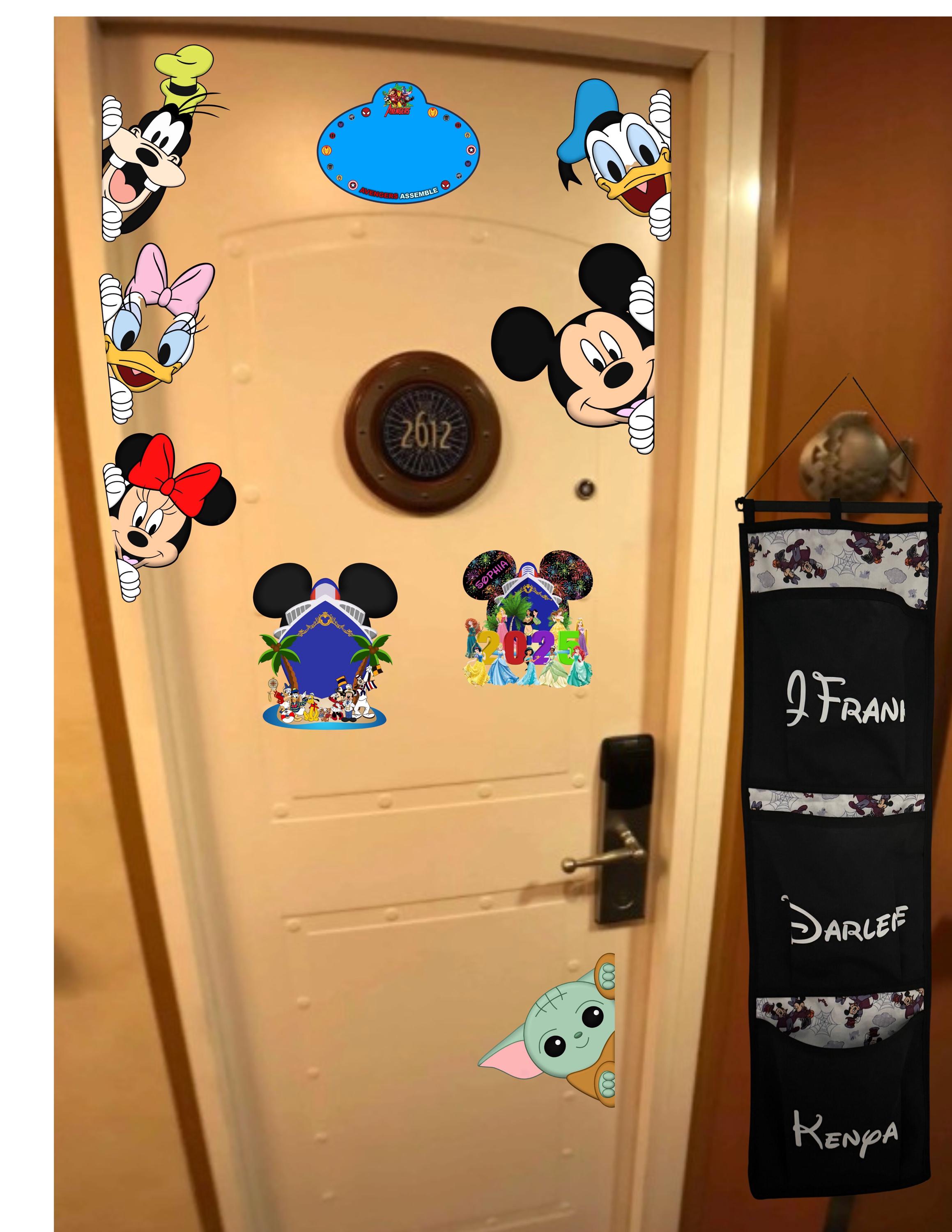 Disney Cruise magnets for stateroom door personalized