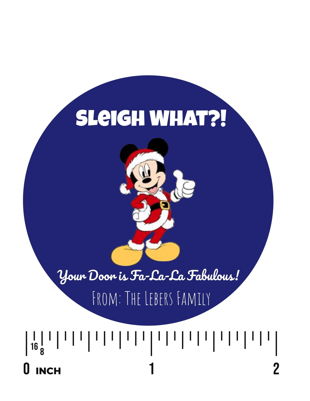 We Love Your Door Magnet Disney Merrytime Cruise Christmas Decor | Fish Extender Gift | Gingerbread Mickey Magnet | Sleigh What Holiday Gift