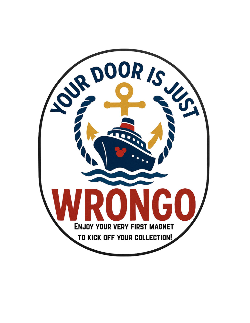 Funny, flexible 2” magnets for calling out undecorated doors! Choose from 12, 24, or 48 magnets with cheeky designs like “Even Mickey is blu