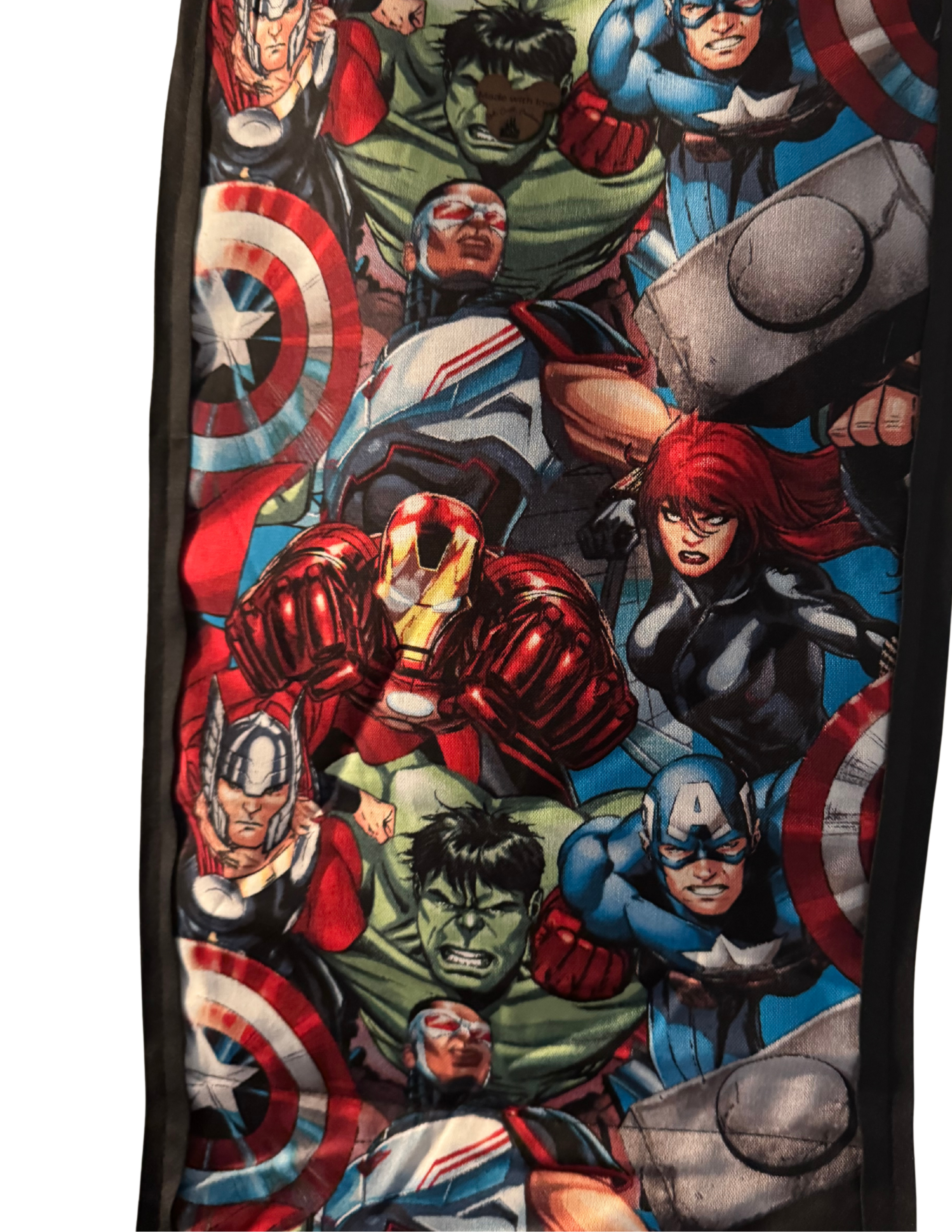 Avengers for Marvel on the High Seas with Captain America, Iron Man, Hulk, Thor fish extender with pockets, perfect for gift exchanges & Pixie Dust surprises. Personalization Embroidered or Vinyl (HTV)