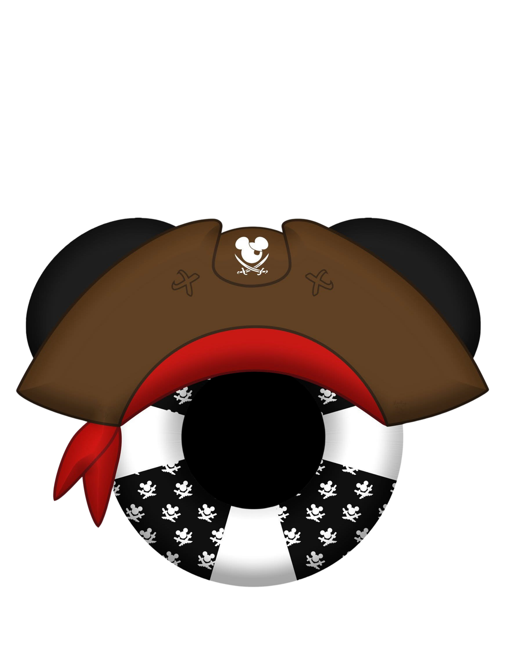 Pirate Life Ring Disney Cruise Magnets – Personalized Mickey & Minnie Pirate Door Décor