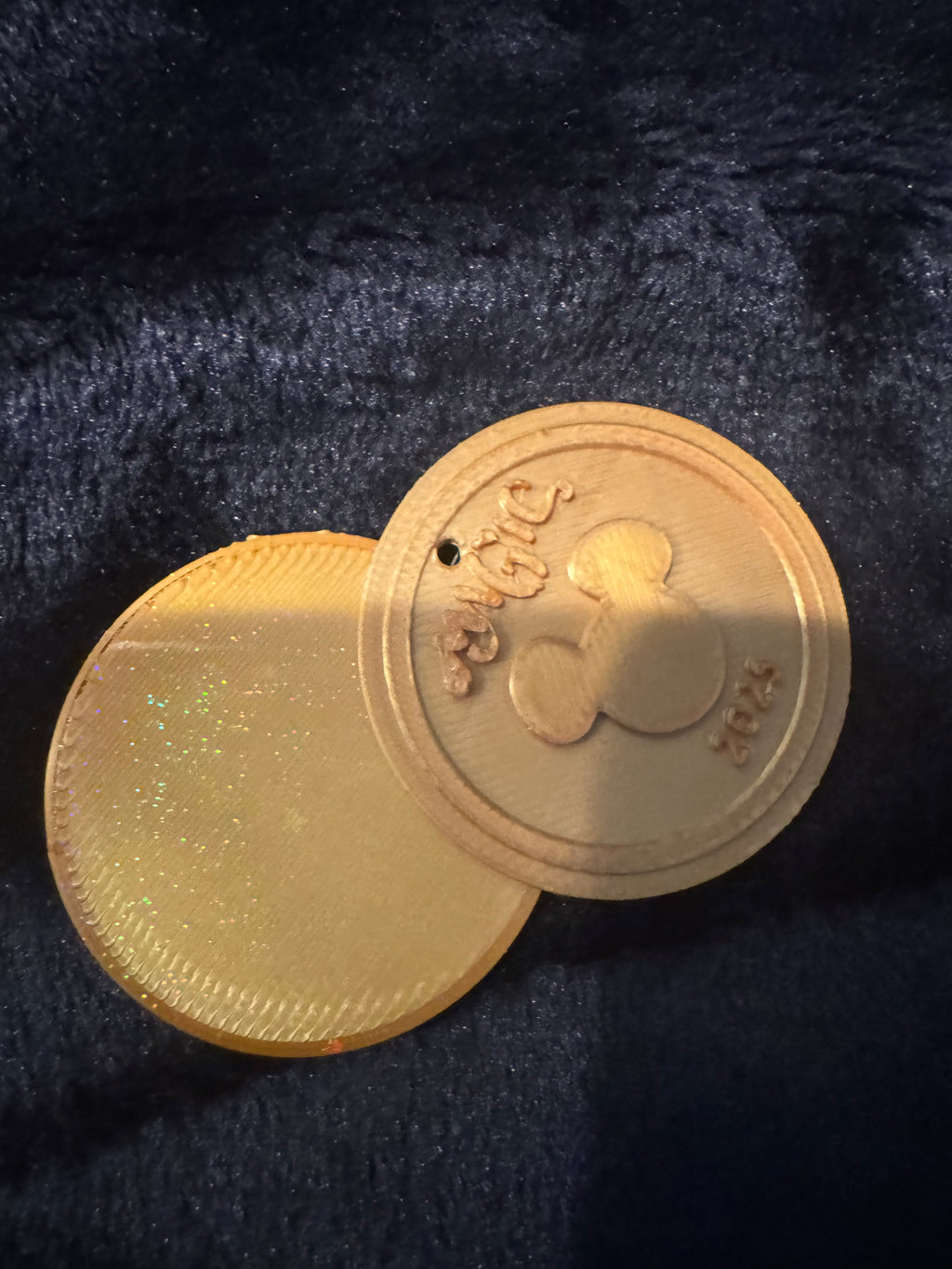 Personalized 3D Gold Coins for Disney Cruise – Pirate Night Keychain Keepsakes