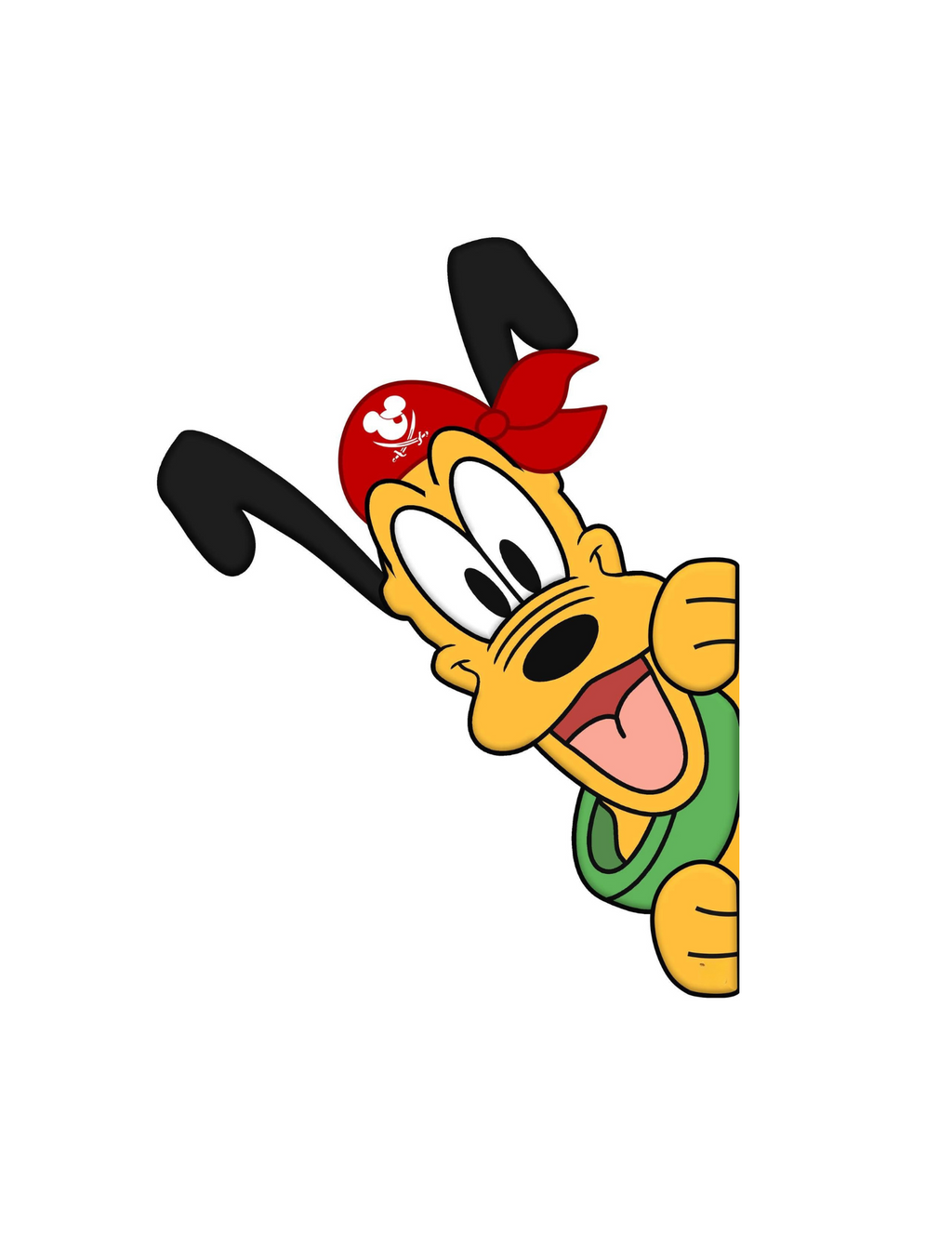 Disney Cruise Mickey and Friends Pirate peeker magnets for stateroom door