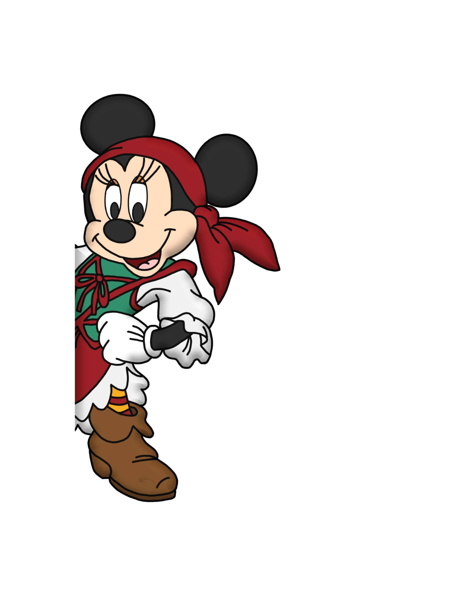Disney Cruise Mickey and Friends Pirate peeker magnets for stateroom door