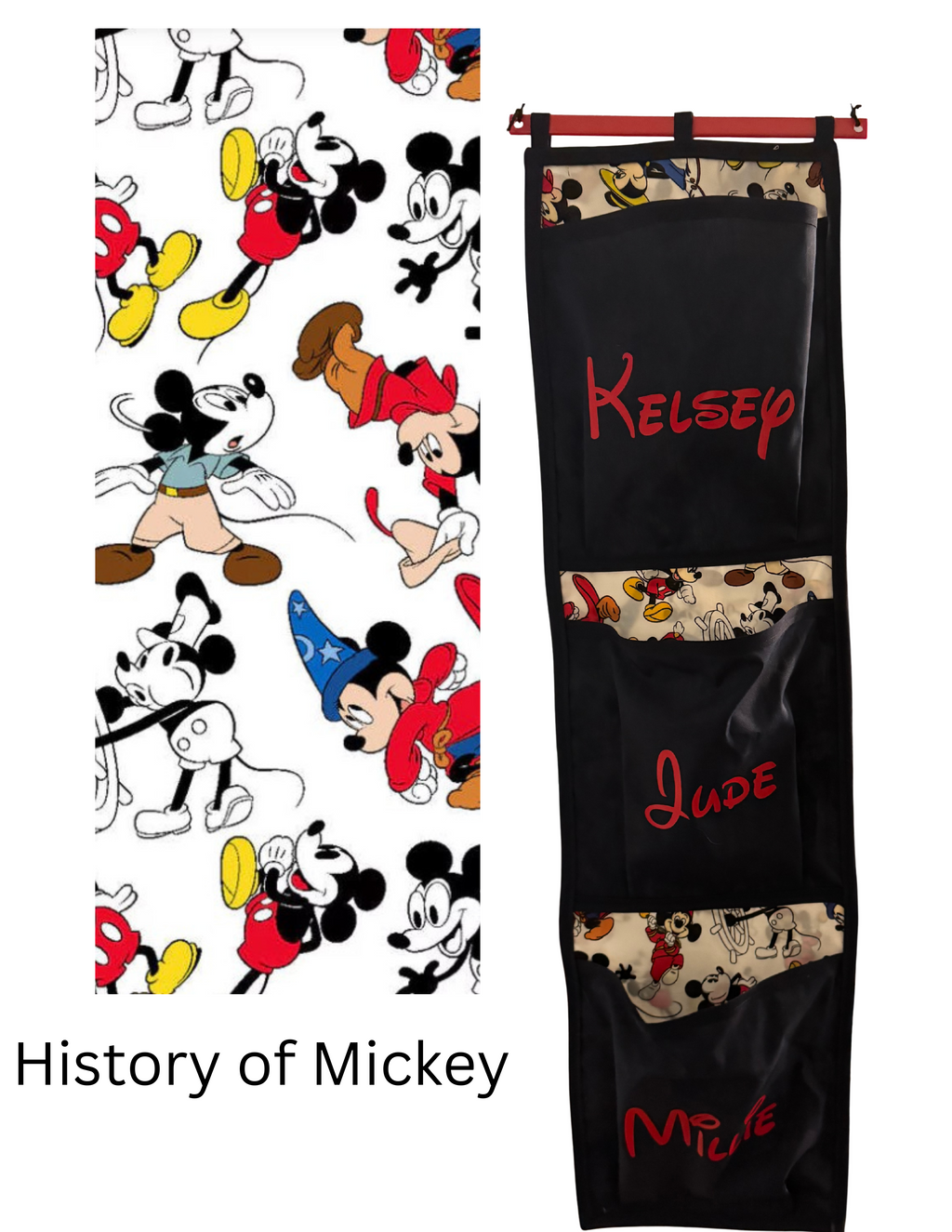 History of Mickey Fish extender. Classic Favorite. Bring Disney magic to your cruise door! Personalized Mickey fish extender with pockets, perfect for gift exchanges & Pixie Dust surprises.i