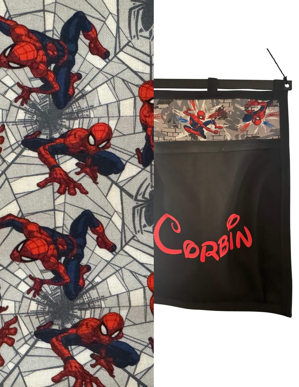 Spider-Man  for Marvel on the High Seas fish extender with pockets, perfect for gift exchanges & Pixie Dust surprises. Personalization Embroidered or Vinyl (HTV)