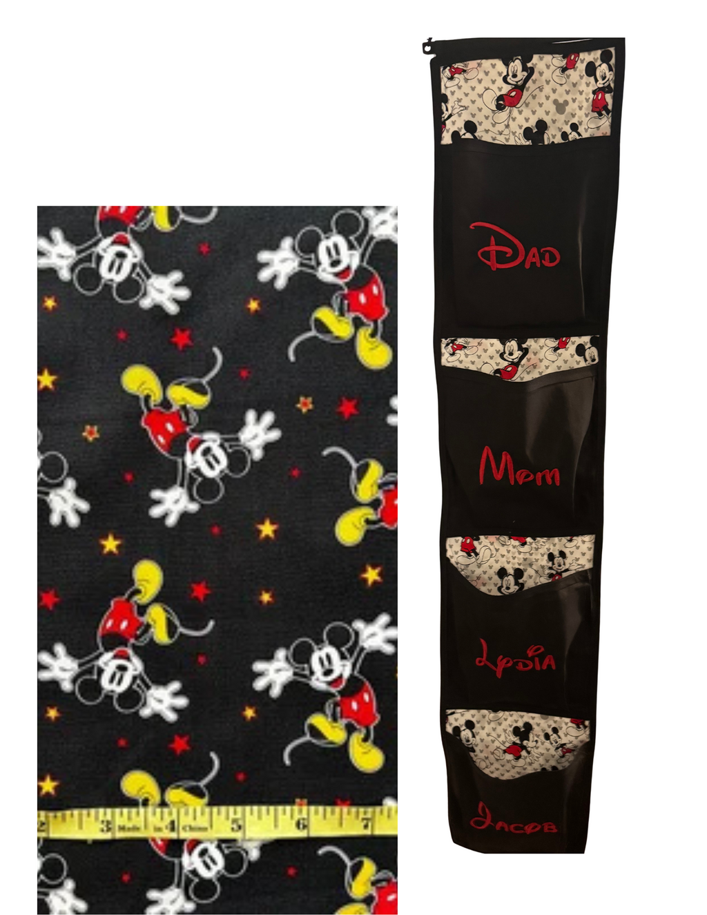 Mickey jazz hands fish extender with pockets, perfect for gift exchanges & Pixie Dust surprises.