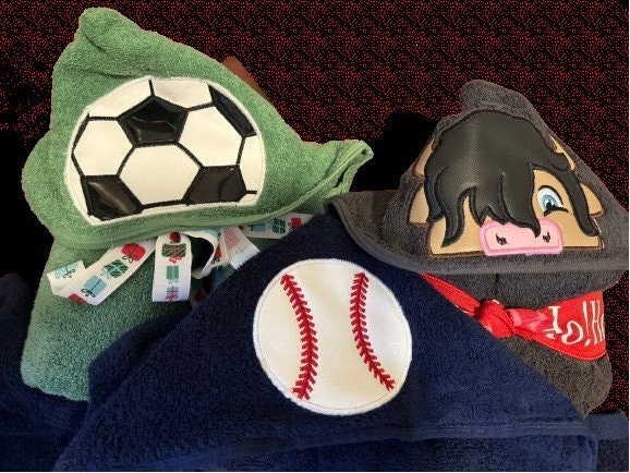 Hooded Towels for water park, pool or bathroom