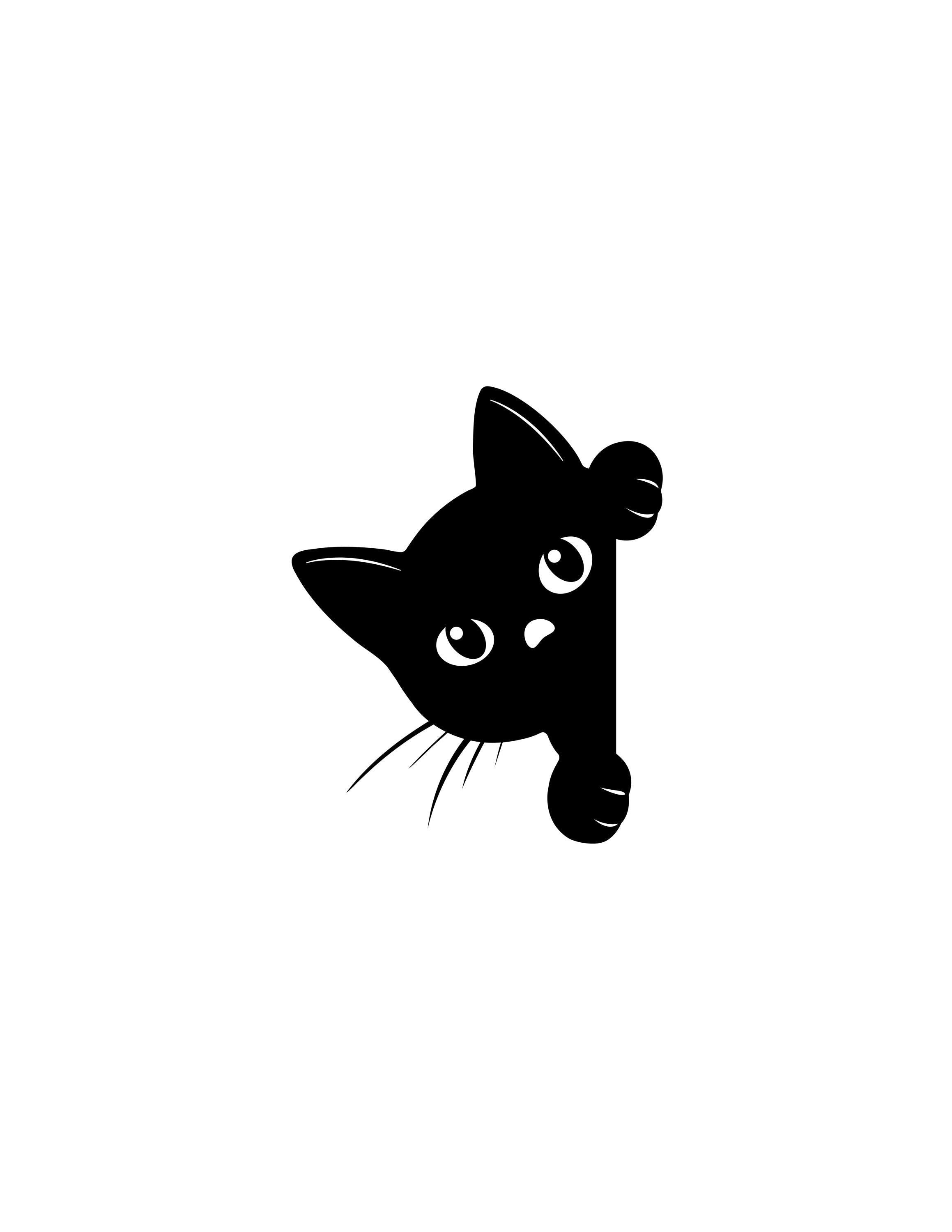 Pet Peekers sticker or magnet.  For that pet lover!