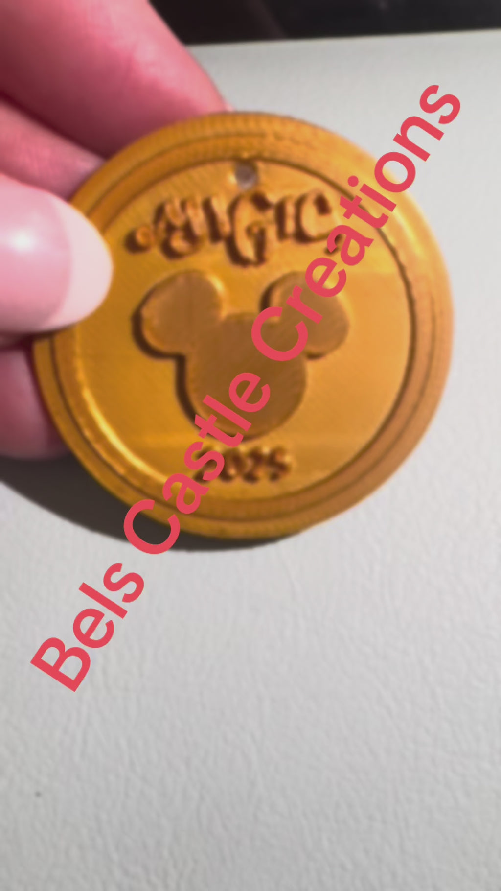 Personalized 3D Gold Coins for Disney Cruise – Pirate Night Keychain Keepsakes